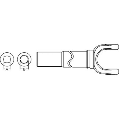Aftermarket Yoke, Tube And Sleeve Assembly A-11005548-AI